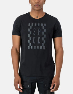 SPCC Harper Black Tee: Premium Cotton Urban Style Regular Fit T-Shirt