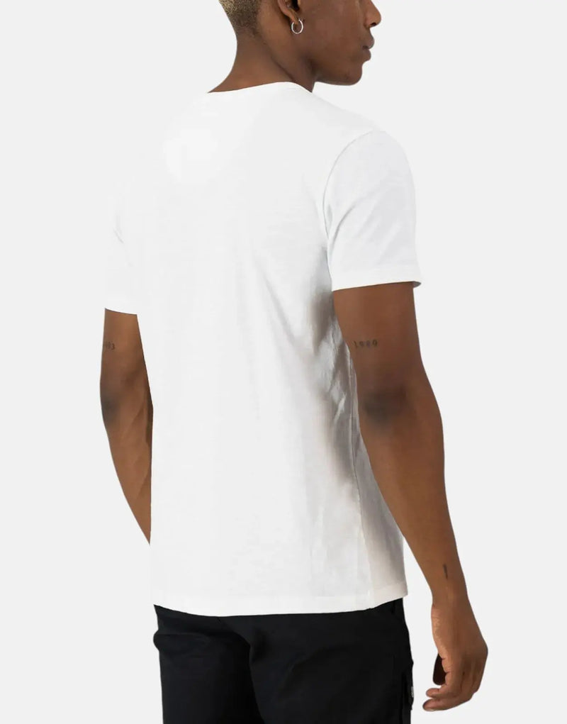 Men's SPCC Keaton White Premium Slub Jersey T-Shirt with Pocket Detail