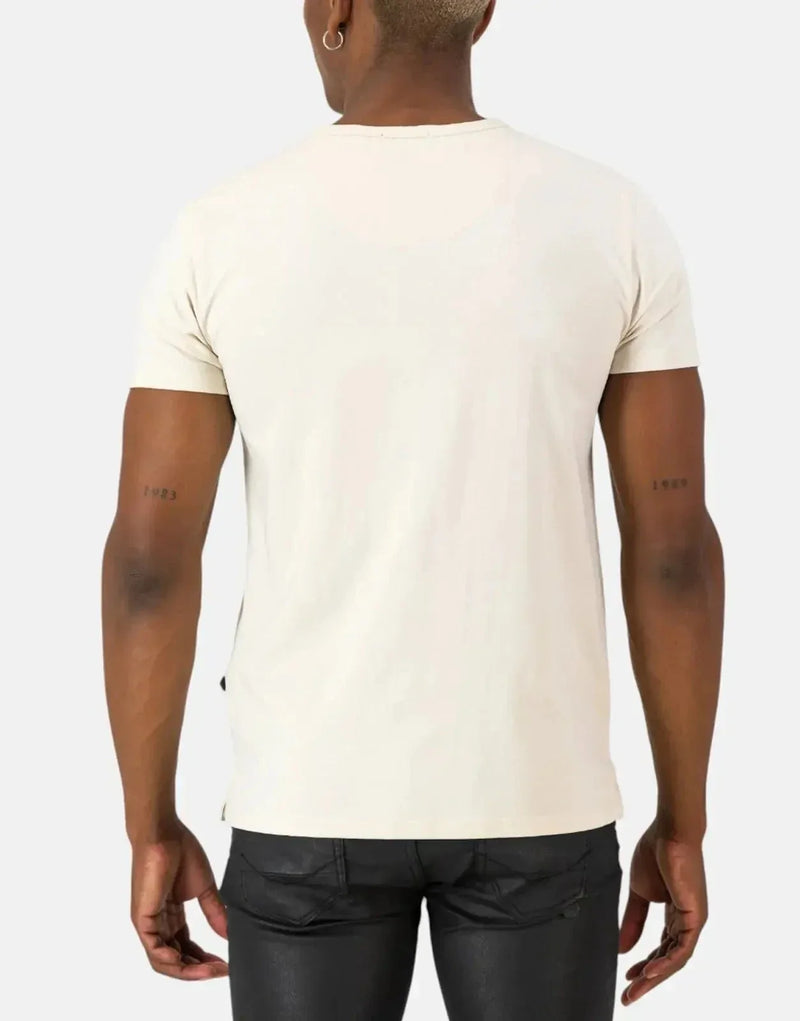 SPCC Klassen Off-White Premium Soft Jersey Tee for Men with Signature Applique