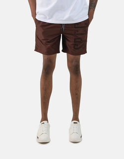 SPCC Lupien Dark Berry Beach Shorts: Stylish, Quick-Dry, Comfortable Swim Trunks for Men