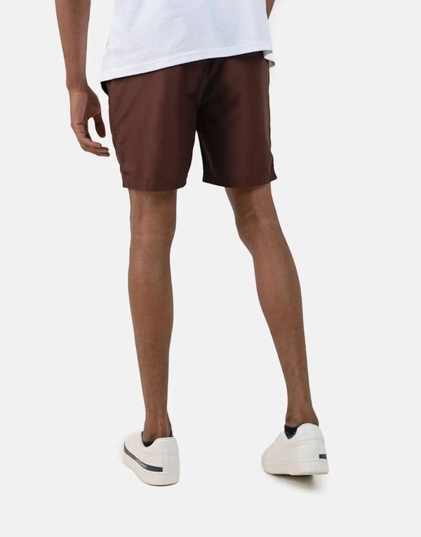 SPCC Lupien Dark Berry Beach Shorts: Stylish, Quick-Dry, Comfortable Swim Trunks for Men