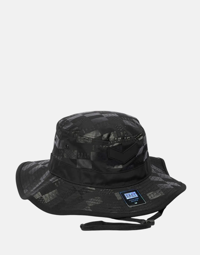 SPCC Morello Black Boonie Hat Durable Nylon All-Season Adventure Headwear
