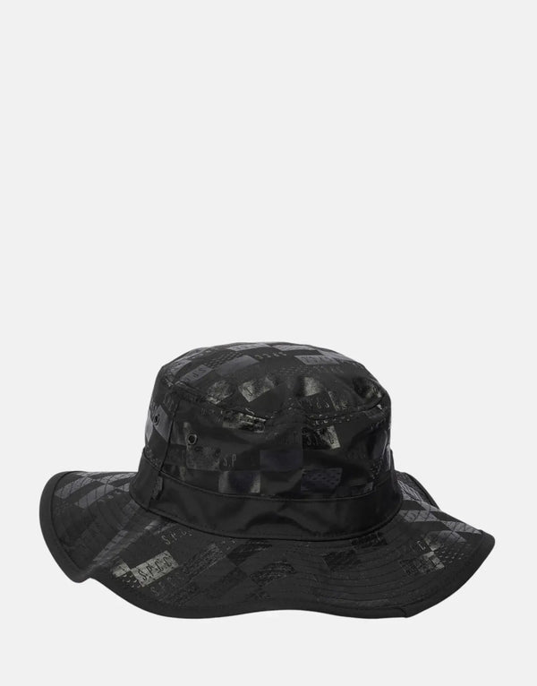 SPCC Morello Black Boonie Hat Durable Nylon All-Season Adventure Headwear