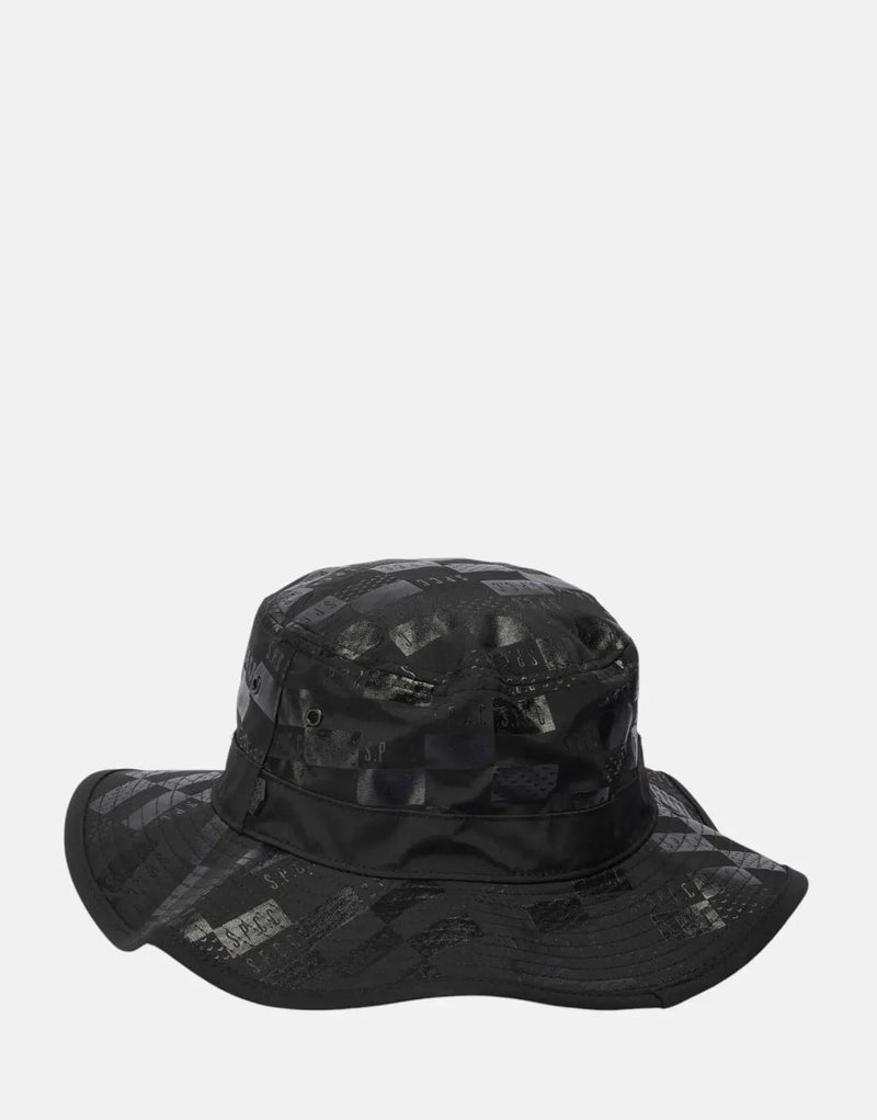 SPCC Morello Black Boonie Hat Durable Nylon All-Season Adventure Headwear