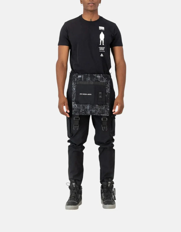 SPCC Men's Recon Blockade Black Cotton Twill Dungarees - Durable Urban Overalls