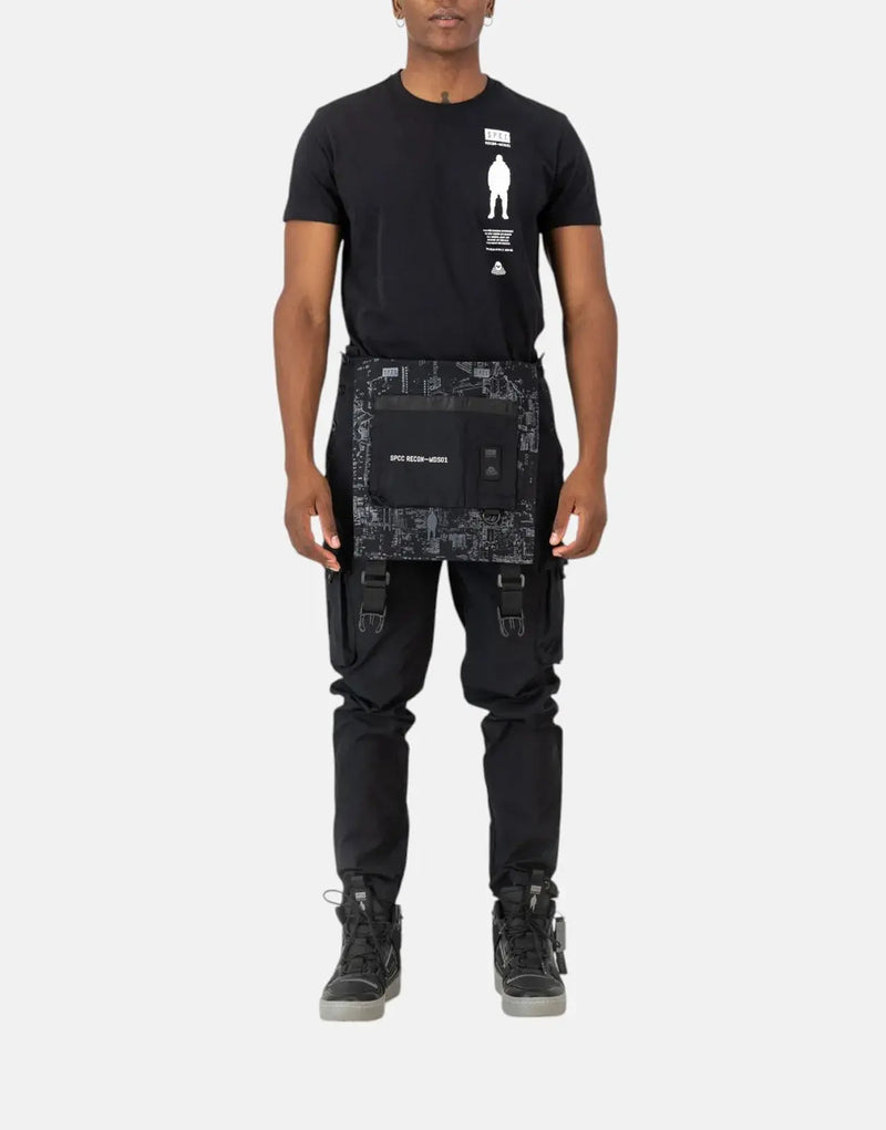 SPCC Men's Recon Blockade Black Cotton Twill Dungarees - Durable Urban Overalls