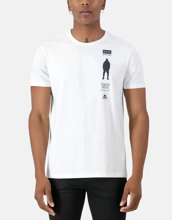 SPCC Recon Blockade Men's White Cotton Crew Neck T-Shirt – Urban Edge Style