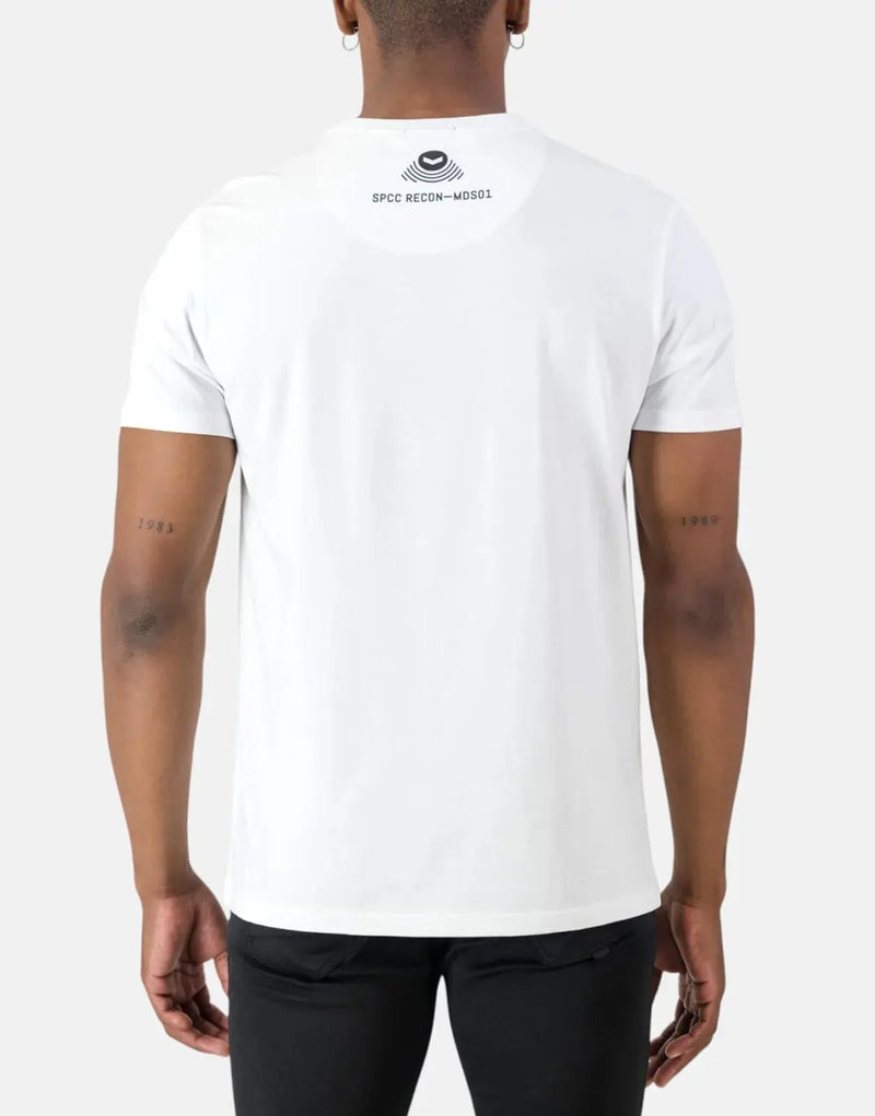 SPCC Recon Blockade Men's White Cotton Crew Neck T-Shirt – Urban Edge Style