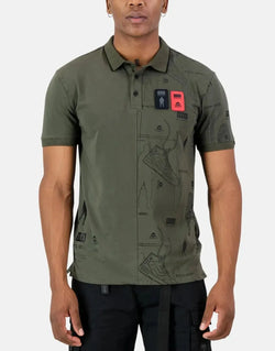 SPCC Recon Horizon Fatigue Men's Polo Shirt - Stretch Lycra, Slim Fit, Tactical Design