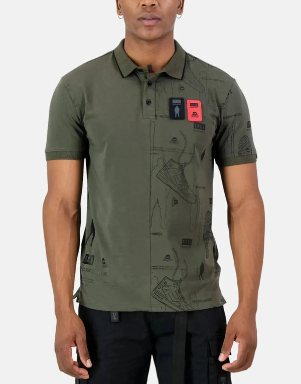 SPCC Recon Horizon Fatigue Men's Polo Shirt - Stretch Lycra, Slim Fit, Tactical Design