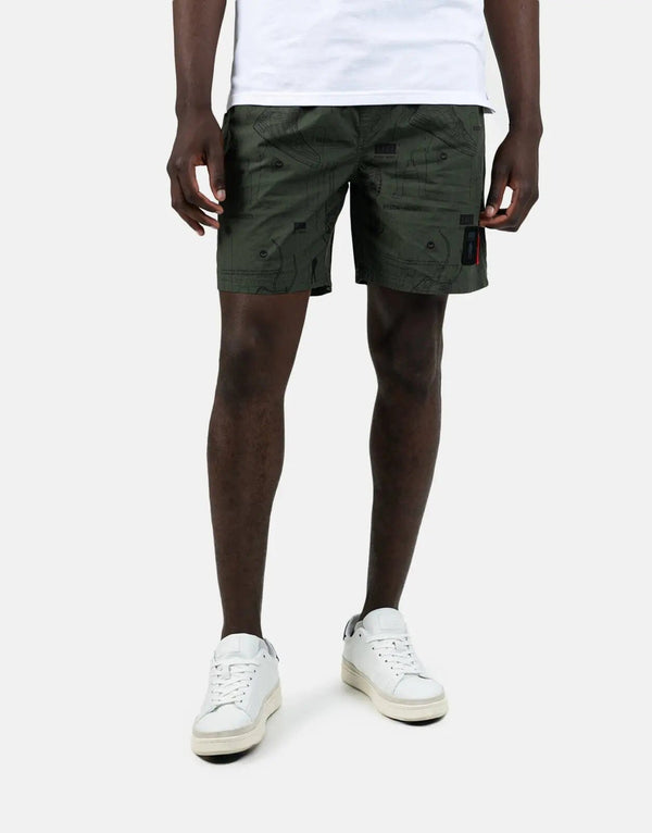 SPCC Recon Horizon Men's Quick-Dry Fatigue Pool Shorts Durable Stylish Comfort