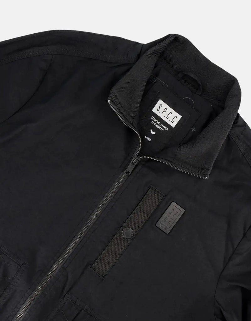 SPCC Recon MDS02 Black Jacket: Durable, Stylish, Urban, Zip-Through Design for Men