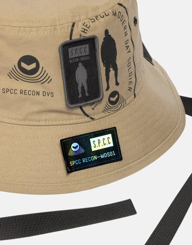 SPCC Recon Nighthawk Brown Bucket Hat: Stylish Durable Streetwear Essential Headwear