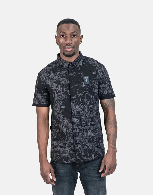 Men's SPCC Recon Saibot Black Tactical Style Short Sleeve Shirt