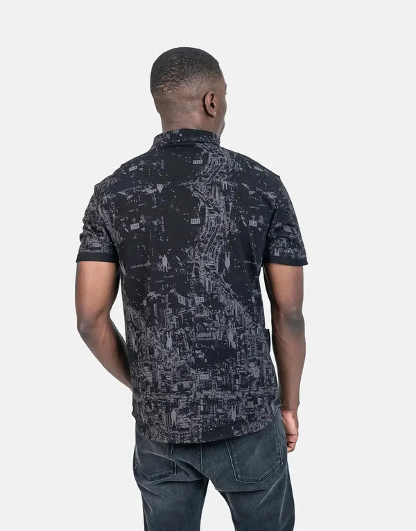 Men's SPCC Recon Saibot Black Tactical Style Short Sleeve Shirt