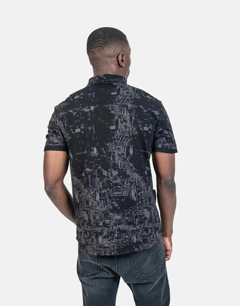 Men's SPCC Recon Saibot Black Tactical Style Short Sleeve Shirt