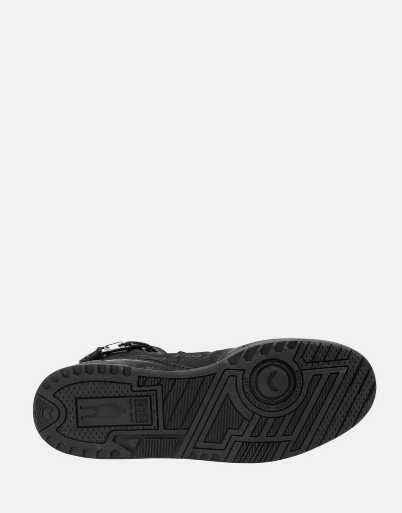 SPCC Recon Vedette Black Hi-Top Sneakers: Quilted Nylon, Durable Style