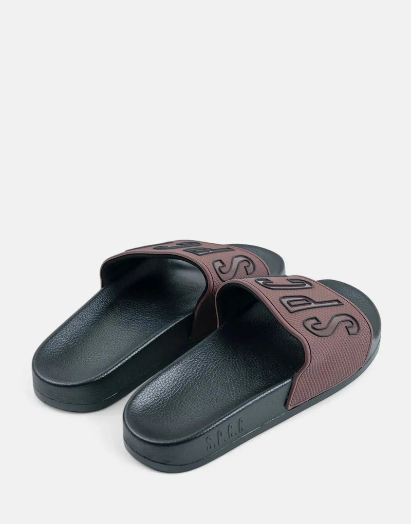 SPCC Rhomer Dark Berry Slides: Comfortable, Durable Men's Slip-On Footwear