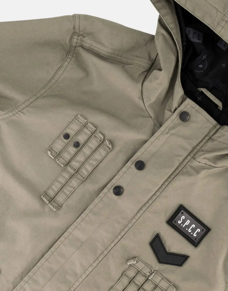 SPCC Richter Men's Cotton Stretch Urban Explorer Jacket with Hood and Pockets