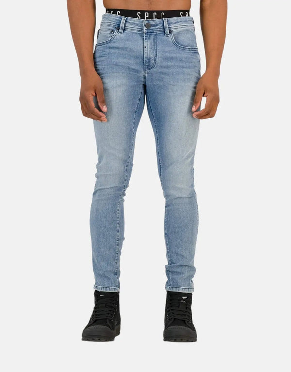 SPCC Rincon Super Skinny Jeans: Modern Fit, Indigo Blue, Vintage Wash