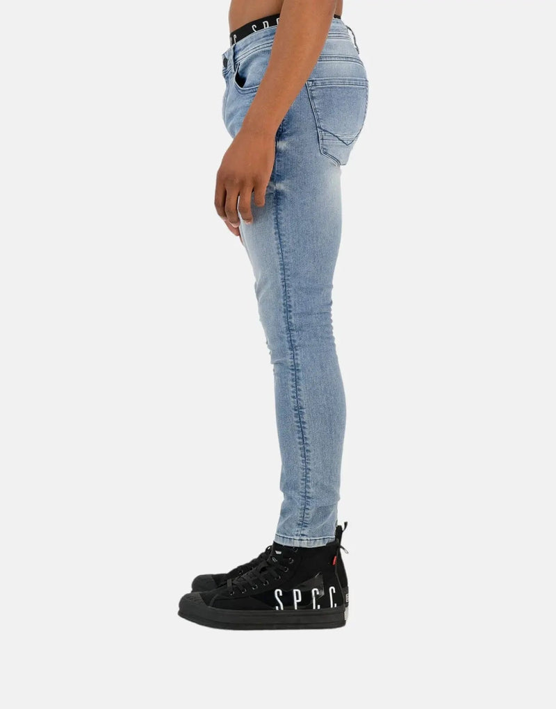 SPCC Rincon Super Skinny Jeans: Modern Fit, Indigo Blue, Vintage Wash
