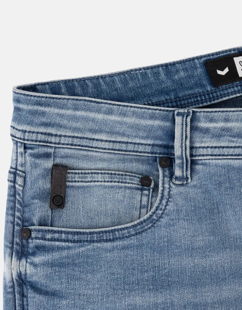 SPCC Rincon Super Skinny Jeans: Modern Fit, Indigo Blue, Vintage Wash