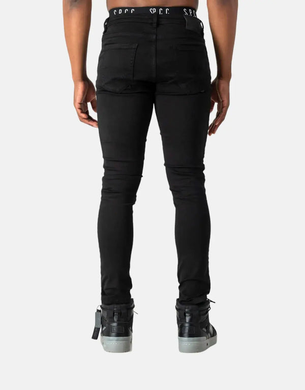 SPCC Rodan Men's Black Super Skinny Trench Fit Stretch Jeans