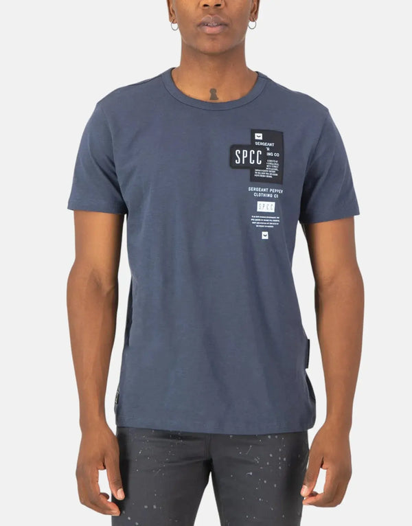 SPCC Men's Voronin Blue T-Shirt: Premium Cotton, Regular Fit, Iconic Style