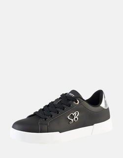 Sissy Boy Women's Basic SB Black Sneakers: Stylish, Comfortable, Everyday Footwear