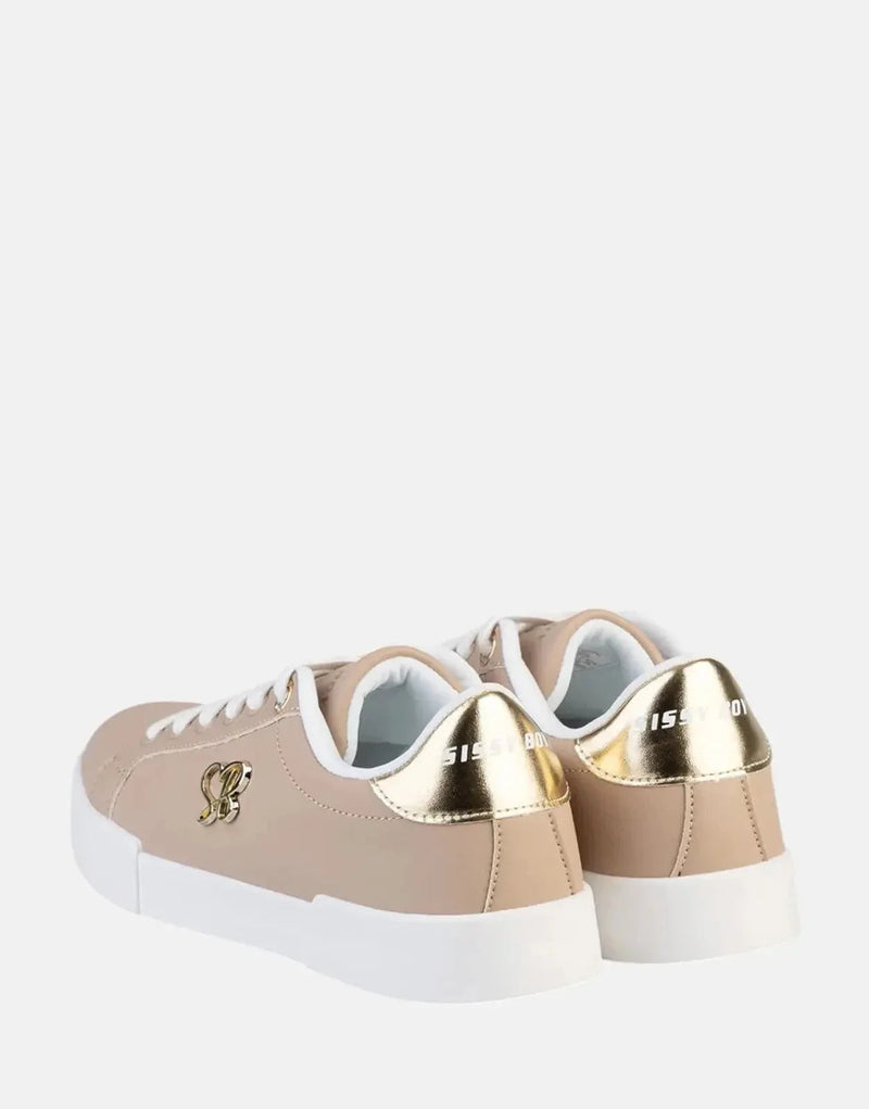 Sissy Boy Basic SB Women's Taupe Sneakers: Comfortable, Stylish Everyday Footwear