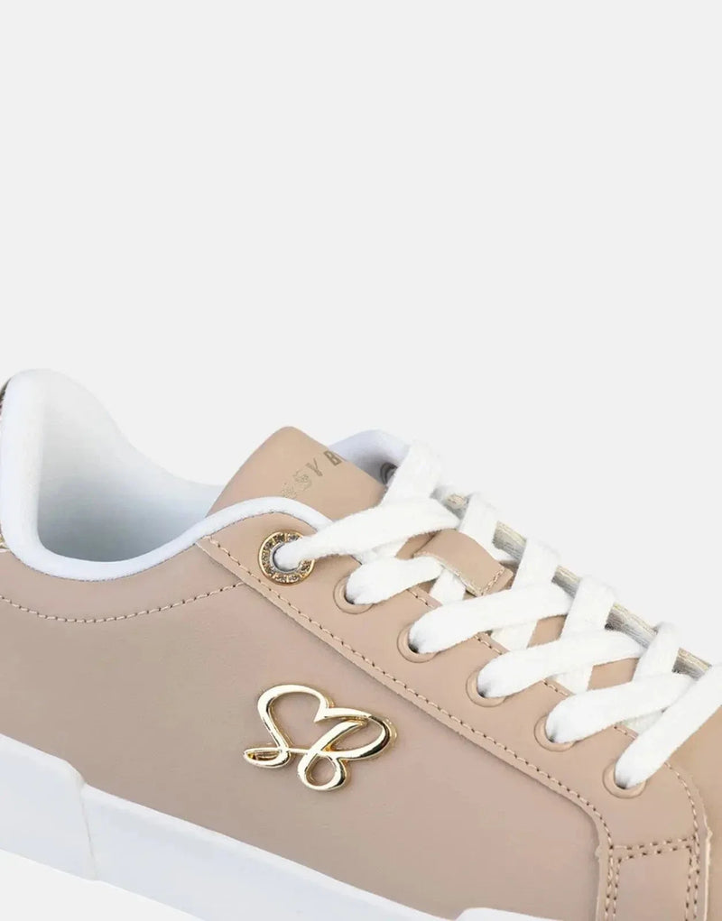 Sissy Boy Basic SB Women's Taupe Sneakers: Comfortable, Stylish Everyday Footwear