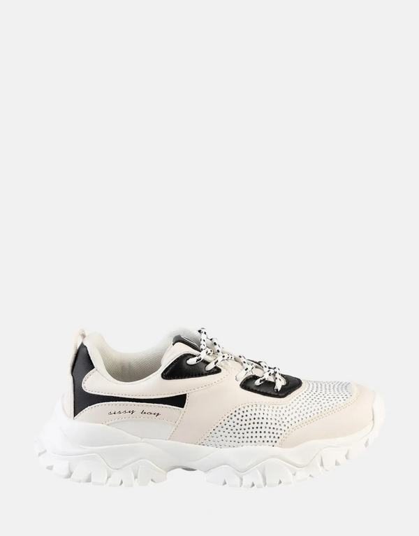 Sissy Boy Chunky Diamante Colorblock Sneakers - Stylish Fashion Shoes