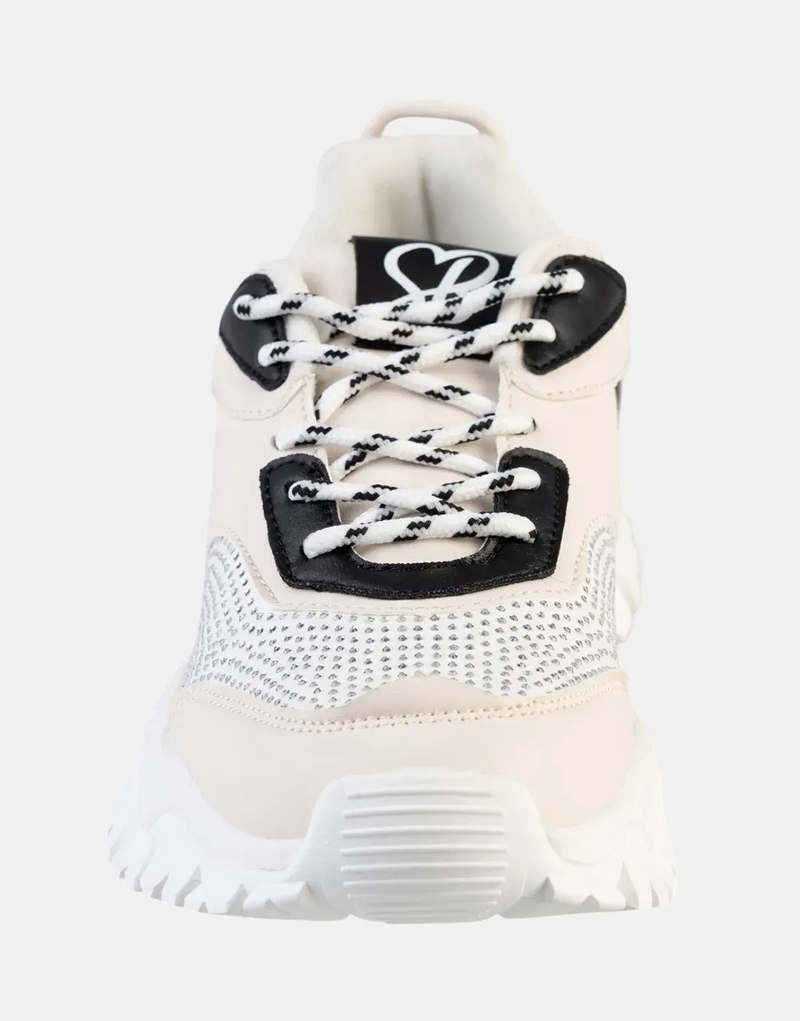 Sissy Boy Chunky Diamante Colorblock Sneakers - Stylish Fashion Shoes
