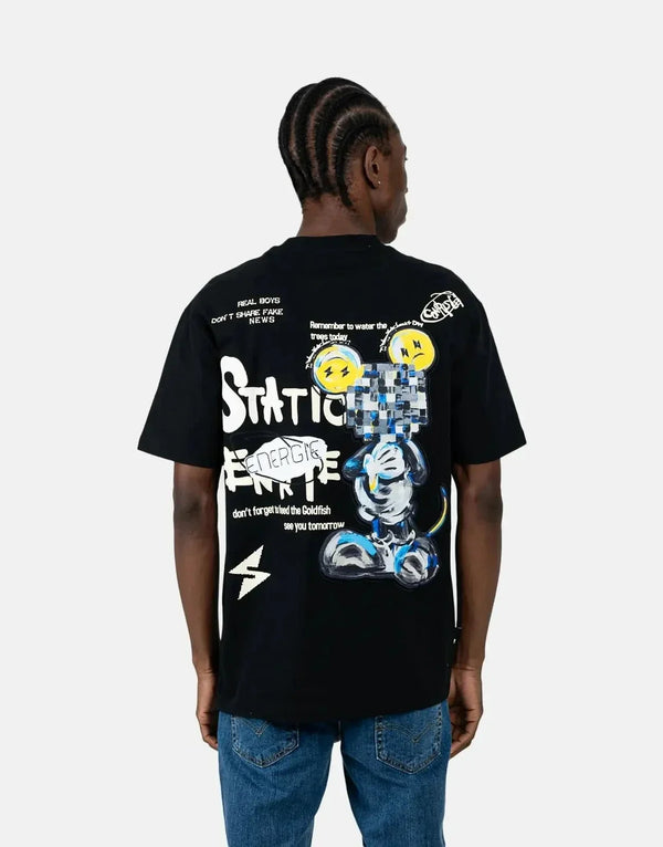 Premium Static Energie Bregenz Men's Black Crew Neck Essential T-Shirt