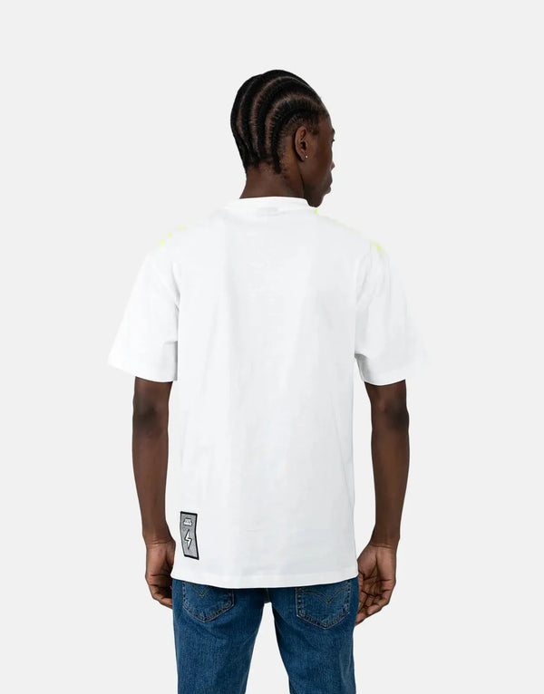 Static Energie Traunsee Crisp White Cotton T-Shirt Everyday Comfort Style