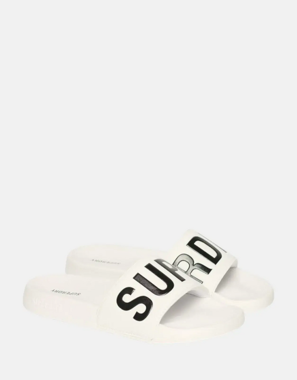 Superdry Core Pool Brilliant White Women's Comfort Slides - Perfect for Summer