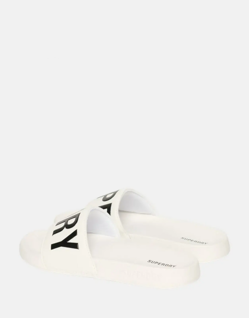 Superdry Core Pool Brilliant White Women's Comfort Slides - Perfect for Summer