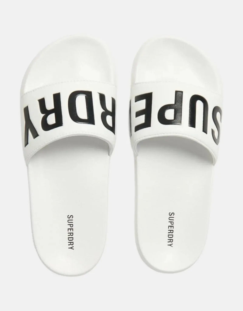 Superdry Core Pool Brilliant White Women's Comfort Slides - Perfect for Summer