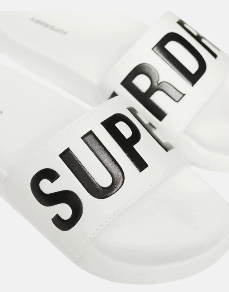 Superdry Core Pool Brilliant White Women's Comfort Slides - Perfect for Summer