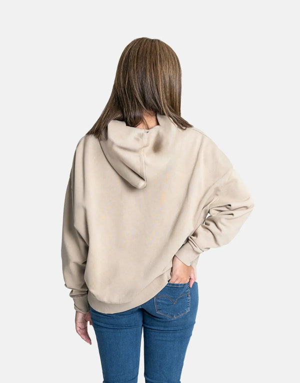 Superdry EMB Core Logo Relaxed Hoody: Feather Grey Style, Ultimate Comfort Fit