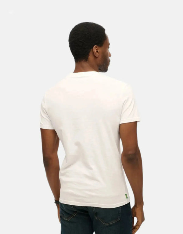 Superdry Men's Essential Contrast Embroidered Organic Cotton Crew Neck T-Shirt