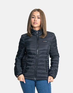 Superdry Women's Fuji Lite Padded Puffer Jacket: Lightweight, Warm, Stylish Black Coat