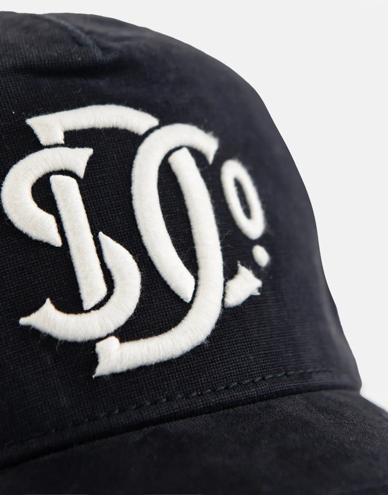 Superdry Merchant Monogram Eclipse Navy Cap, Adjustable, Iconic Style, One Size