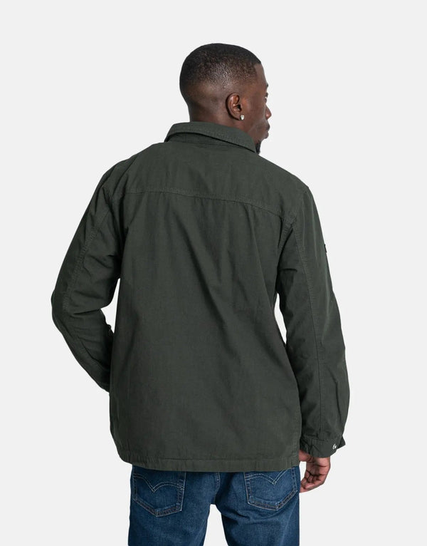 Superdry Men's Lightweight Military Field Jacket - Durable Olive Green Style