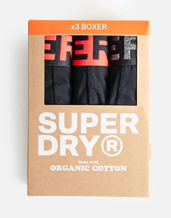 Premium Superdry Men's Triple Pack Boxer Briefs – Ultimate Comfort & Style