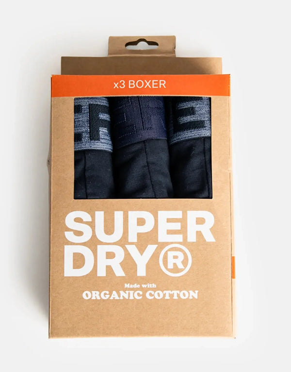 Superdry Men's Triple Pack Boxer Briefs: Ultimate Comfort, Support, and Style