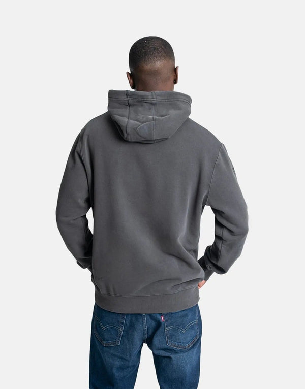 Superdry Men's Vintage Black Utility Sport Hoody: Durable, Comfortable, Stylish, Everyday Wear