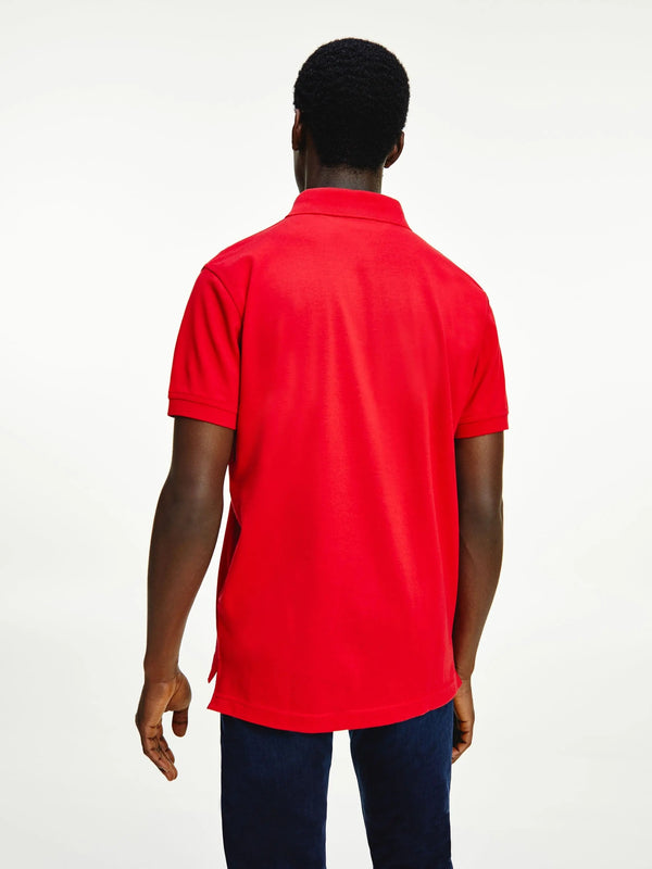 Tommy Hilfiger 1985 Regular Red Polo Shirt - Iconic Style, Comfortable Fit
