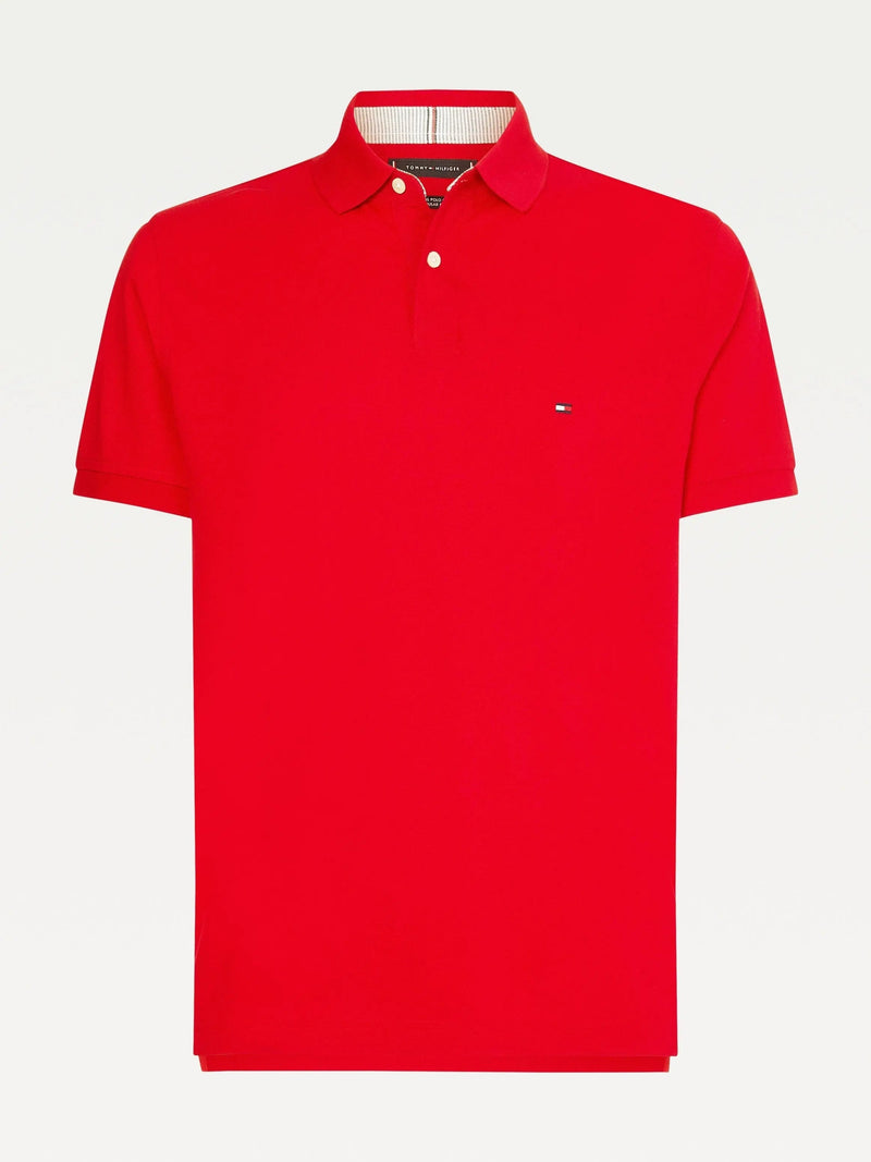 Tommy Hilfiger 1985 Regular Red Polo Shirt - Iconic Style, Comfortable Fit