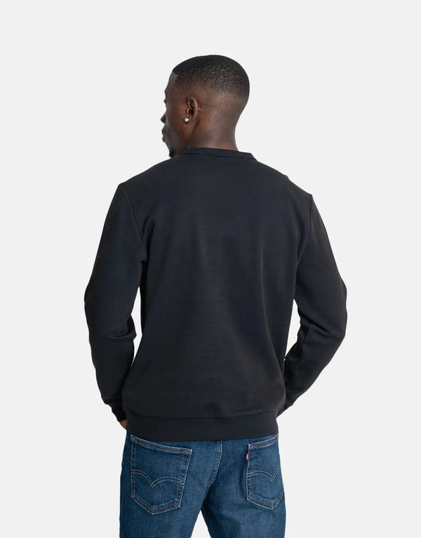 Tommy Hilfiger Essential Intechno Black Crew Neck Tee – Soft, Versatile, Durable